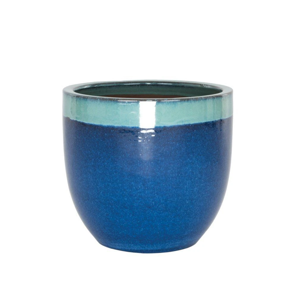 Woodlodge 26cm Sapphire Two Tone Egg Pot 1 Woodlodge 26cm Sapphire Two Tone Egg Pot