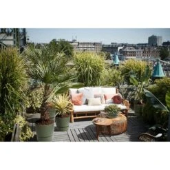 Elho 25cm Leaf Green Greenville Round Planter -Elho Shop 8711904332433 5