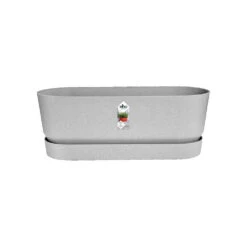 Elho 70cm Living Concrete Greenville Trough Long